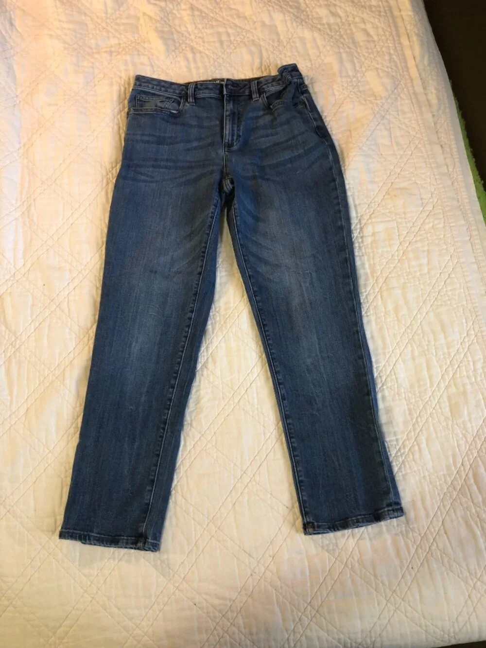 Lands End Denim Blue Jeans, Size 6